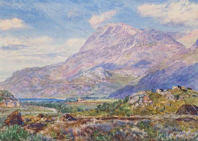 Ben Slioch, Kinlochewe, Wester Ross as a canvas print