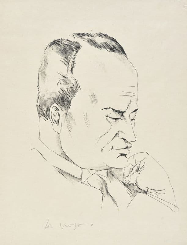 Benito Mussolini as a canvas print
