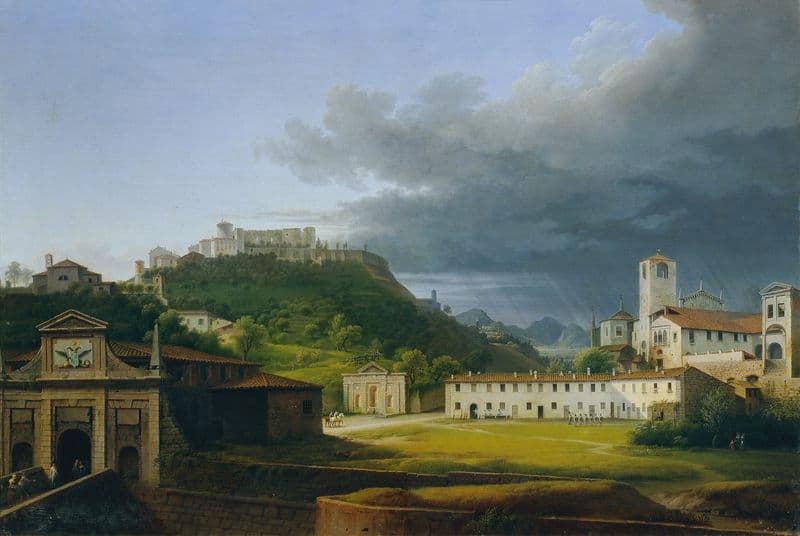 Bergamo as a canvas print