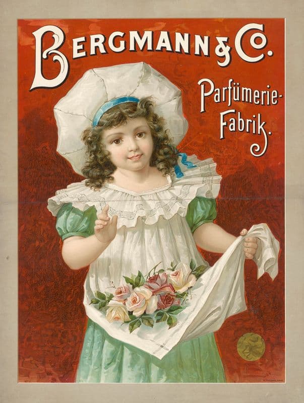 Bergmann & Co Parfümerie-Fabrik as a canvas print