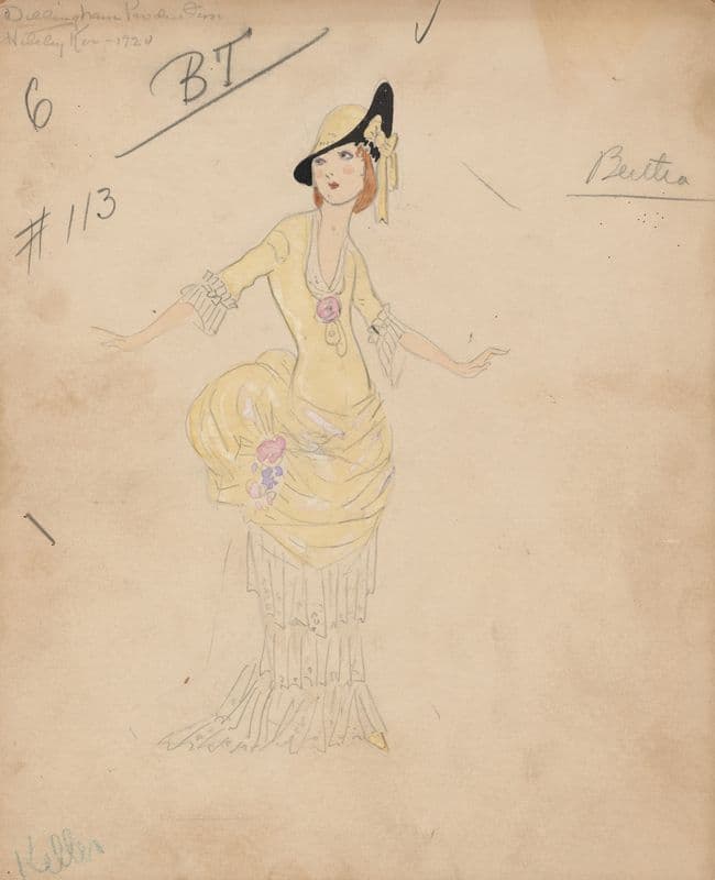 Bertha (1920 - 1921) as a canvas print