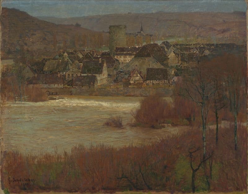 Besigheim am Neckar as a canvas print