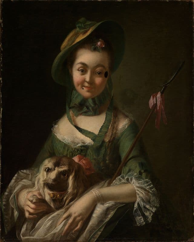 Bildnis der Friedericke Sophie Hennig as a canvas print