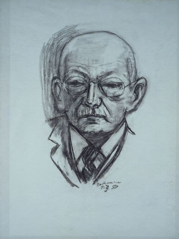 Bildnis Georg Swarzenski as a canvas print