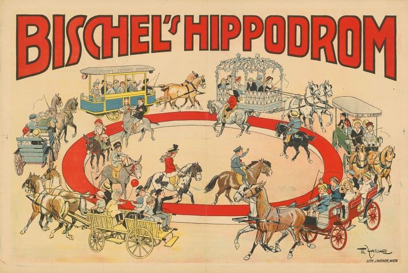 Bischel’s Hippodrom as a canvas print