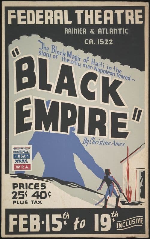Black Empire (1934-1943) as a canvas print
