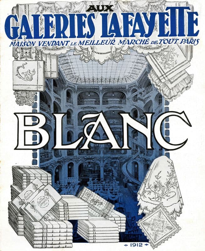 Blanc as a canvas print
