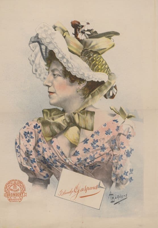 Blanche Gaspard as a canvas print