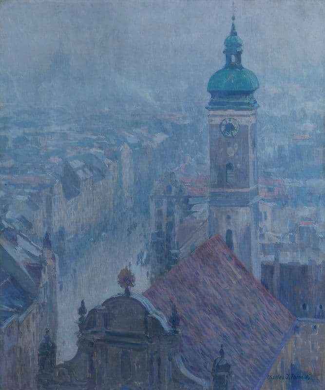 Blick auf München vom Alten Peter as a canvas print