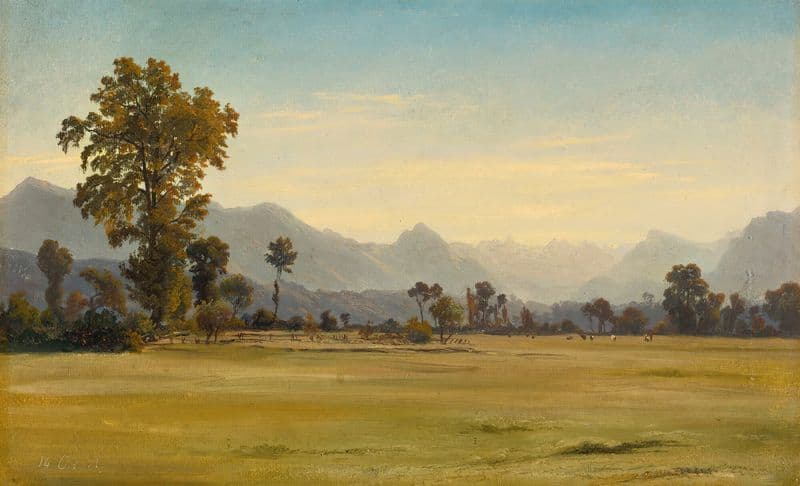 Blick Von Schönbühl Auf Den Vitznauerstock as a canvas print