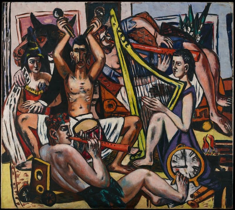 Blind Man’s Buff – Middle of the triptych as a canvas print
