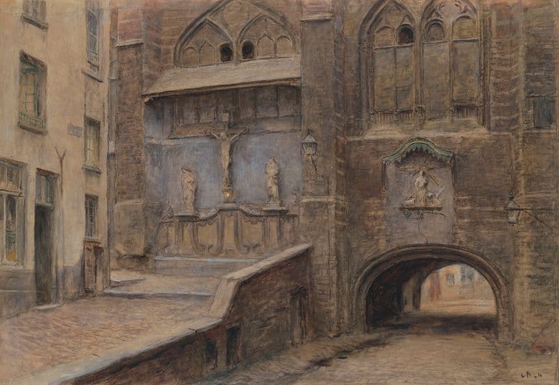 ‘Bloedberg’ in Antwerp as a canvas print