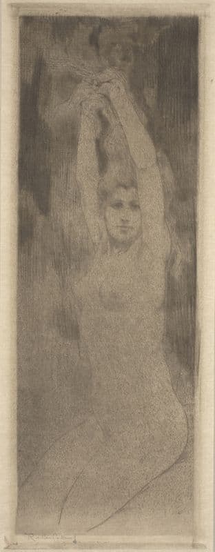 Blonde as a canvas print