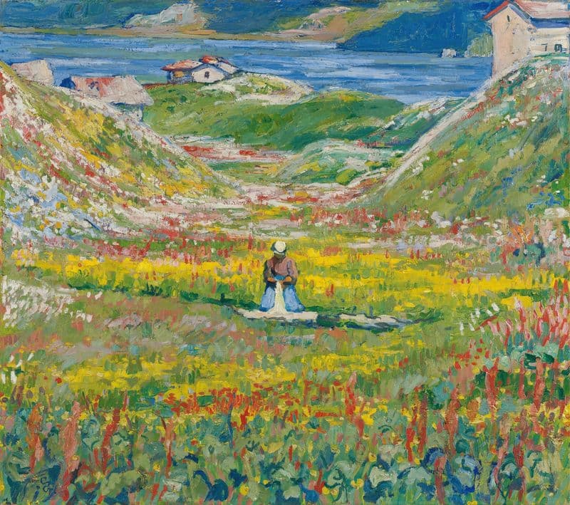 Blooming Valley (1912-1924) as a canvas print