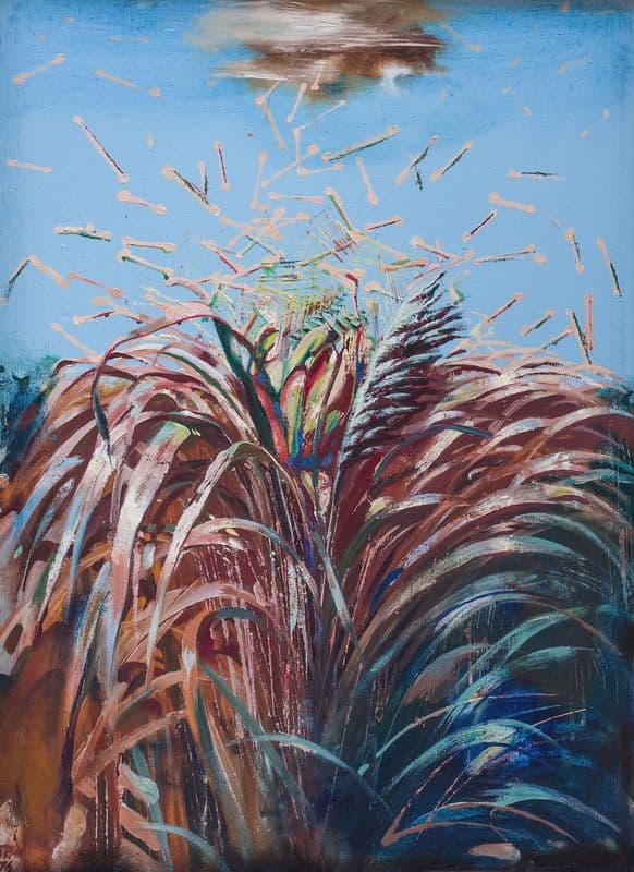 Blossom in the Grass as a canvas print