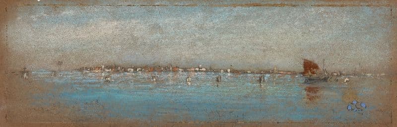 Blue and Silver—The Islands, Venice (1879-1880) as a canvas print