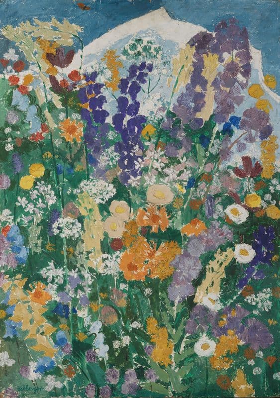 Blumen am Berg (1921-1923) as a canvas print