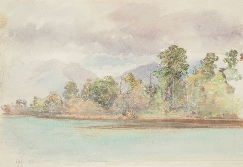 Boat harbour, Te Anau as a canvas print