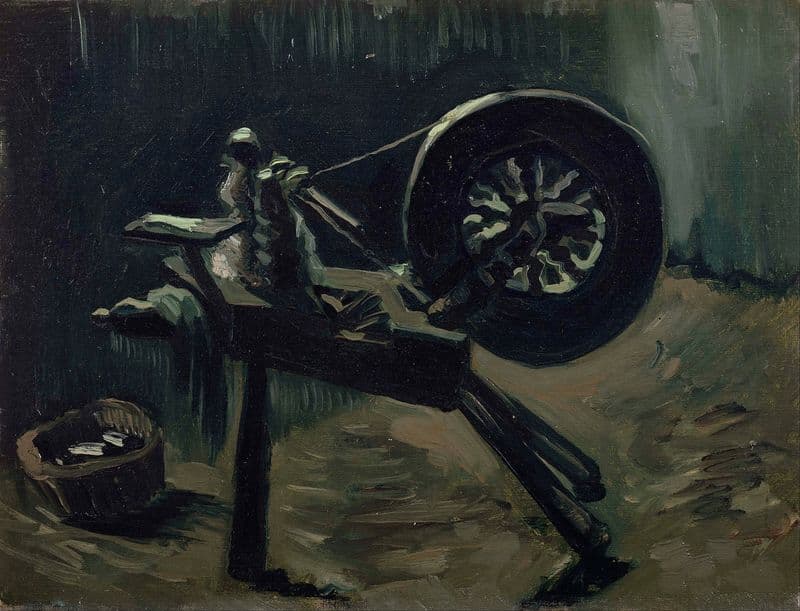 Bobbin winder as a canvas print