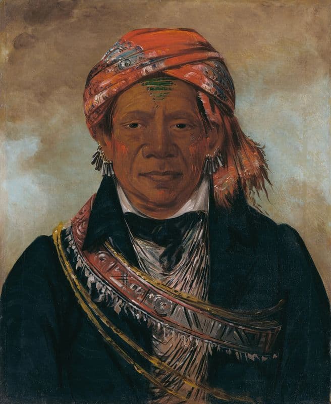 Bód-A-Sin, Chief of The Tribe as a canvas print