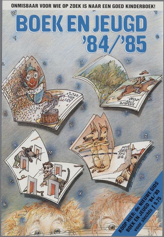 Boek en jeugd ’84;’85 as a canvas print