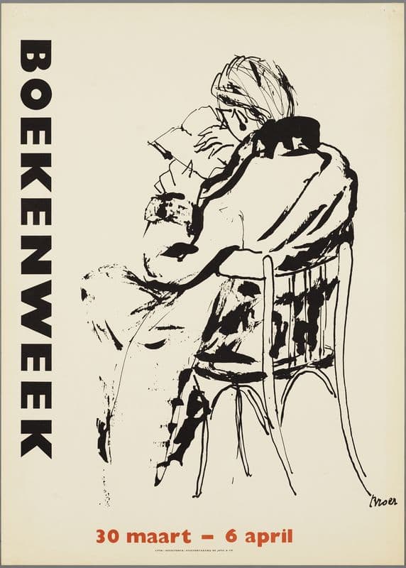Boekenweek 30 maart – 6 april as a canvas print
