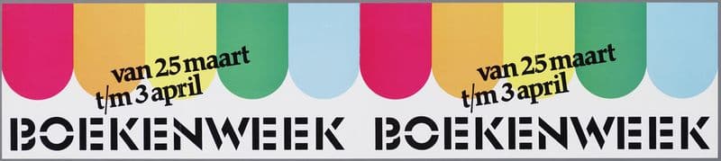 Boekenweek ; van 25 maart – 3 april as a canvas print