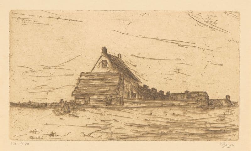 Boerenwoning (1873-1931) as a canvas print