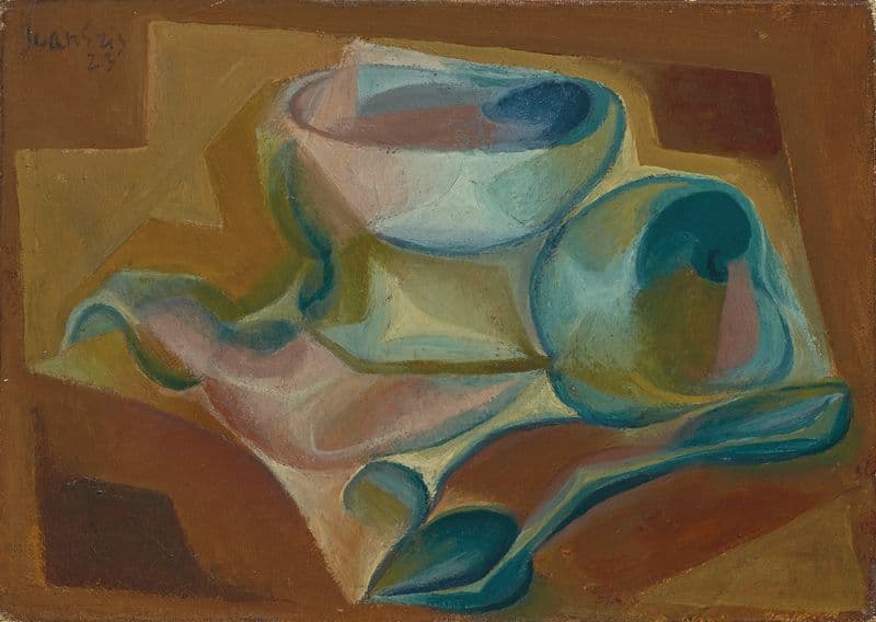 Bol et pomme as a canvas print