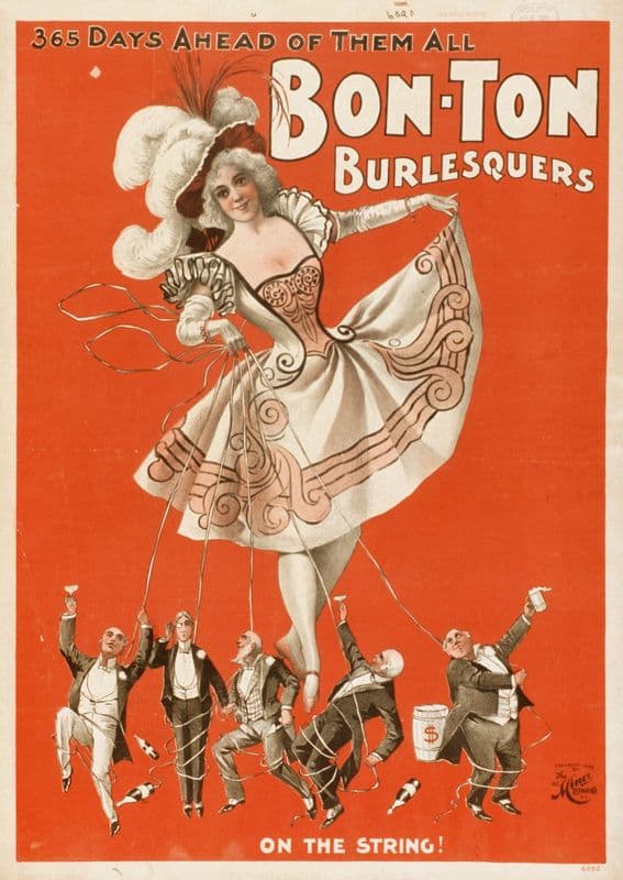 Bon Ton Burlesquers as a canvas print