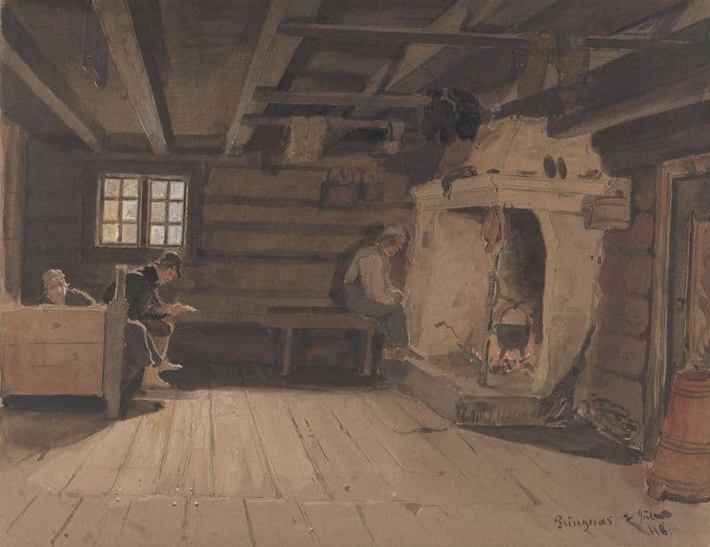 Bondestue, Ringnes as a canvas print