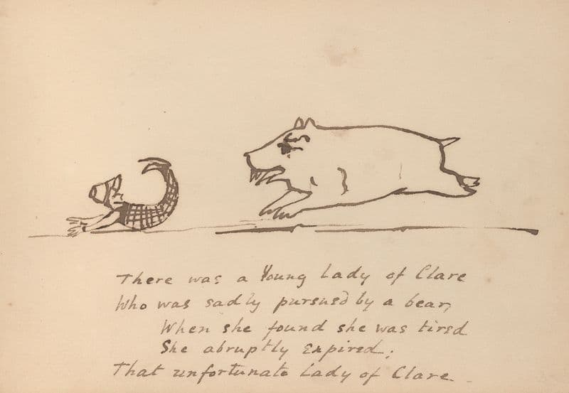Book of nonsense Pl.35 (1850-1859) as a canvas print