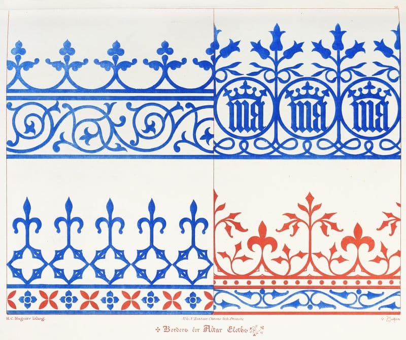 Borders for Altar Cloths as a canvas print