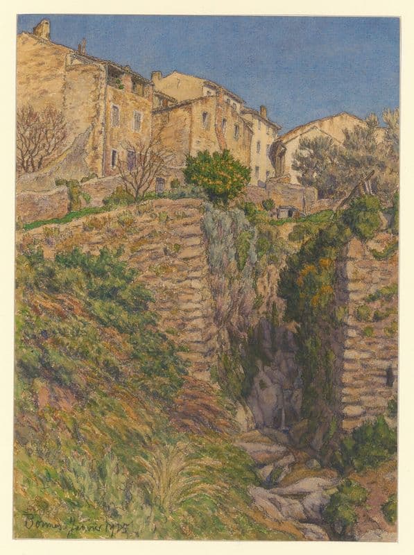 Bormes as a canvas print