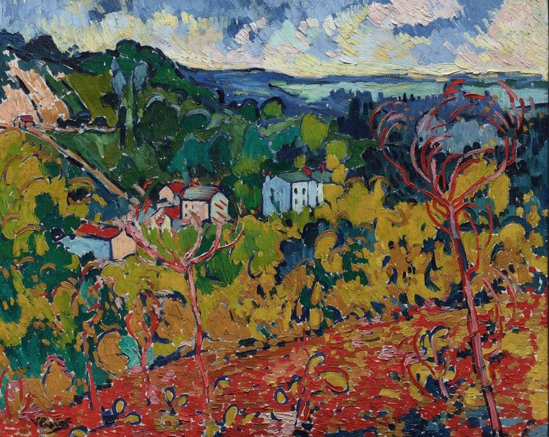 Bougival (c. 1905) as a canvas print