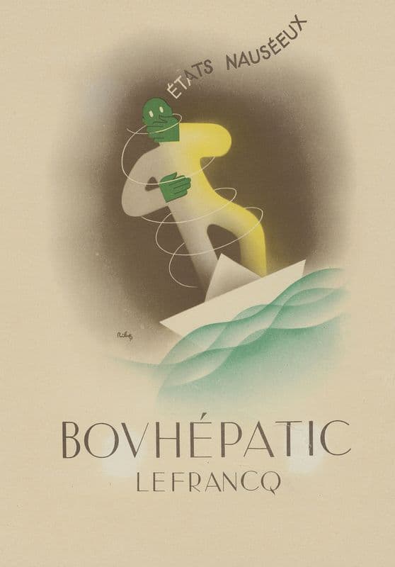 Bovcardiac Lefrancq (1910-1950) as a canvas print