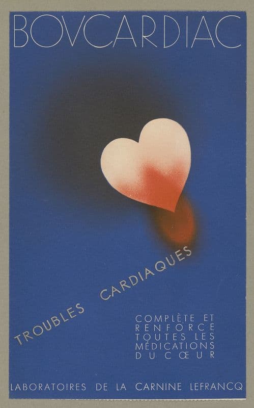 Bovcardiac (1910-1950) as a canvas print