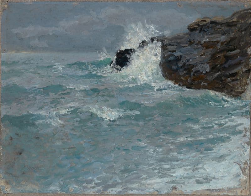Brandung as a canvas print