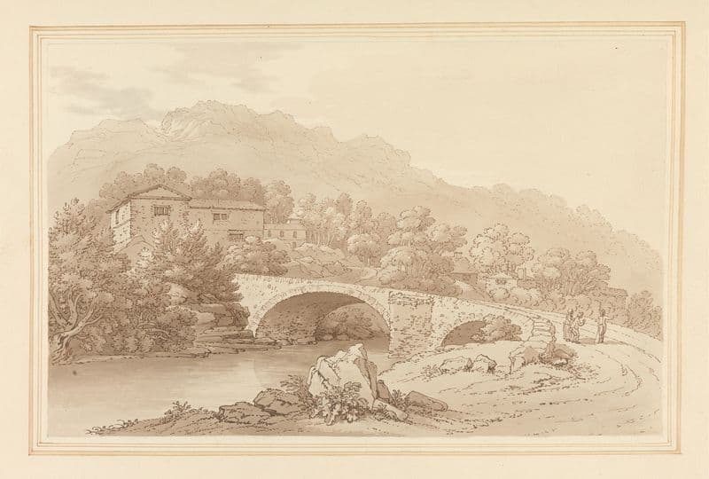 Brathay Bridge. as a canvas print