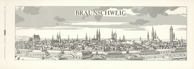 Braunschweig as a canvas print