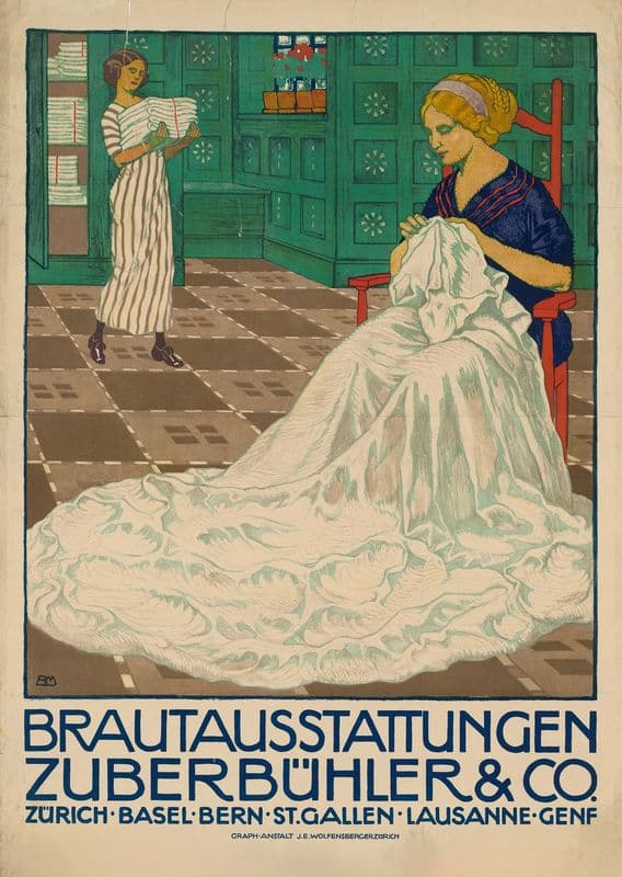 Brautausstattungen. Zuberbühler & Co as a canvas print