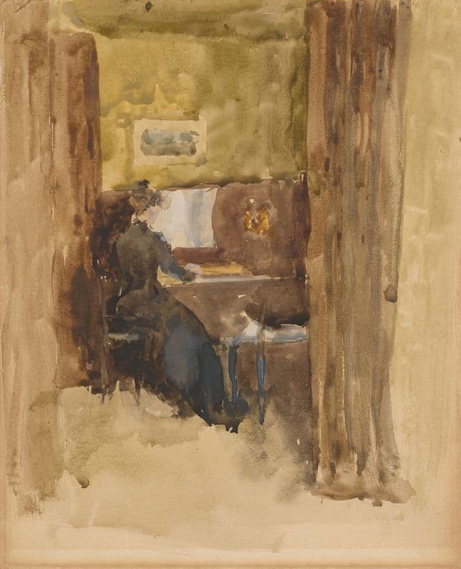 Bravura in Brown (1883-1884) as a canvas print