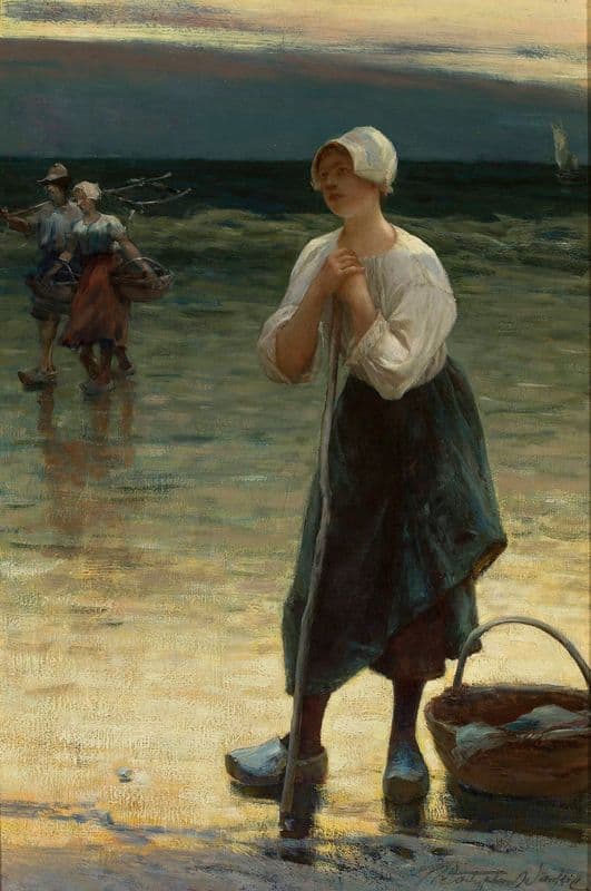 Breton fisherwoman (from 1893 until 1894) as a canvas print