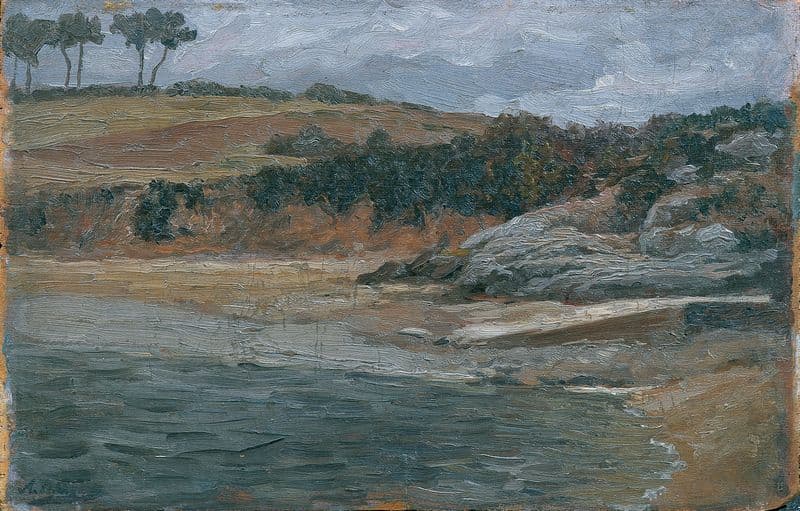 Bretonische Küste as a canvas print