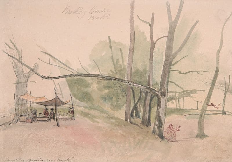 Brockley Coombe, near Bristol as a canvas print