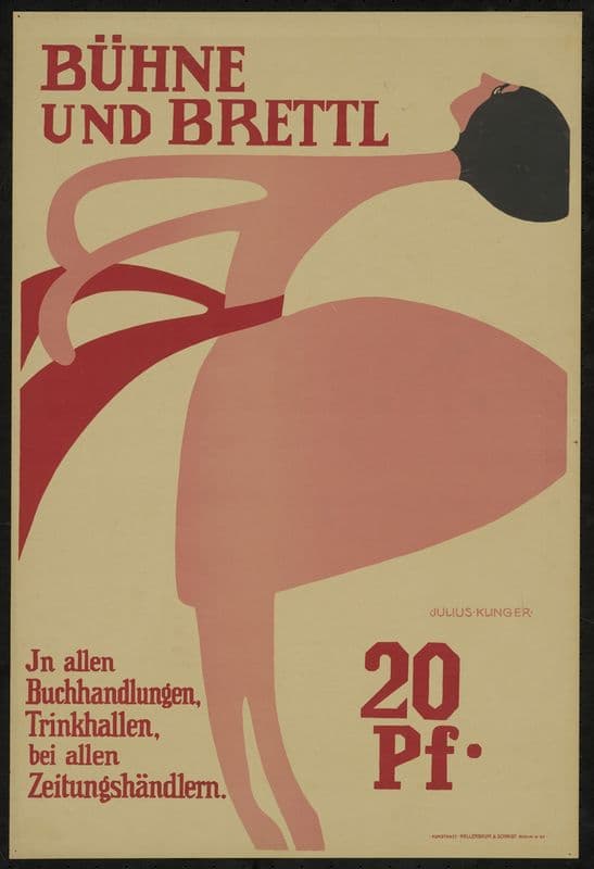 Bühne und Brettl as a canvas print