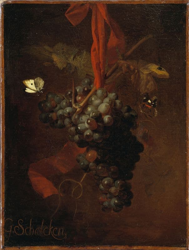 Bunch of Grapes as a canvas print