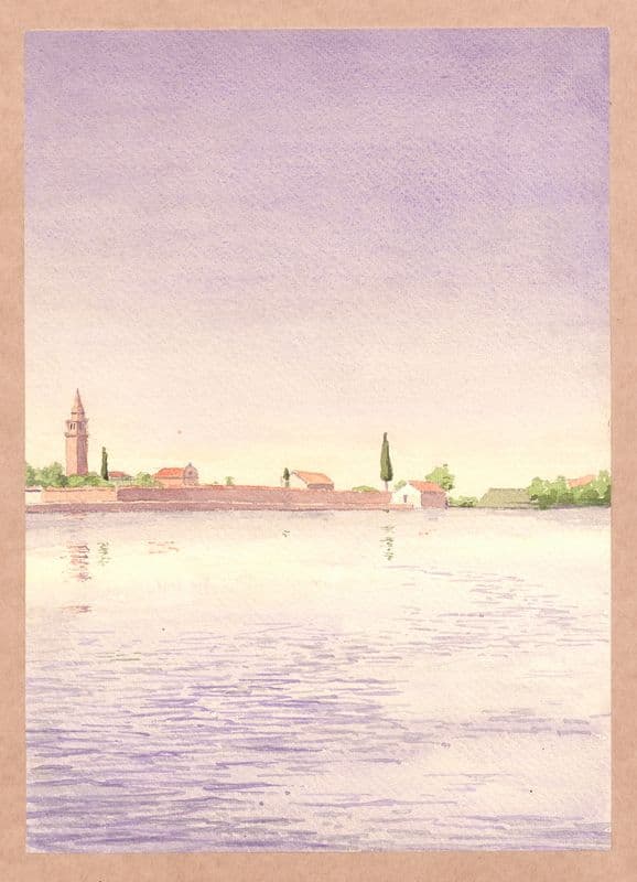 Burano (20th century) as a canvas print