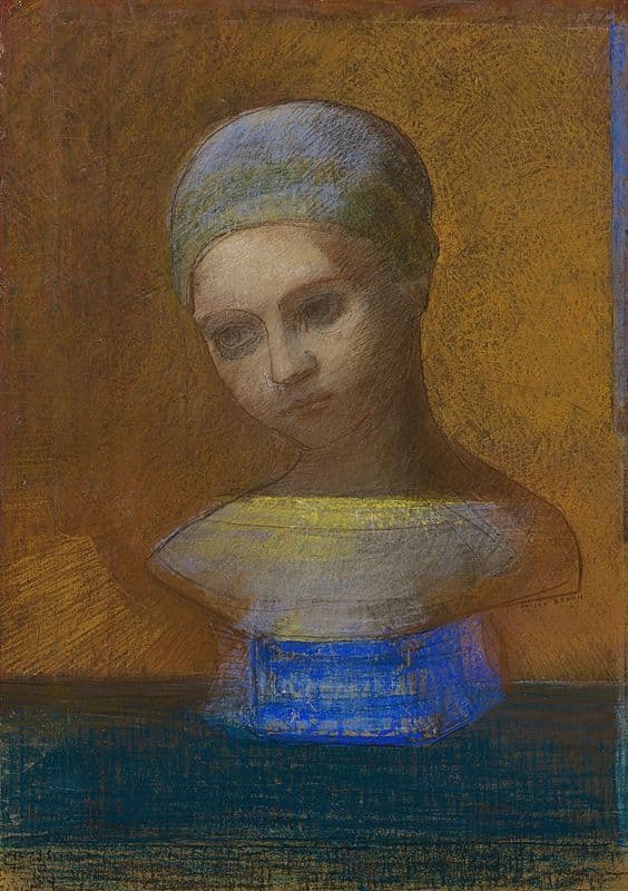 Buste d’enfant as a canvas print
