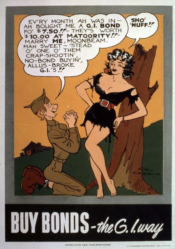 Buy bonds the G. I. way (1941-1945) as a canvas print